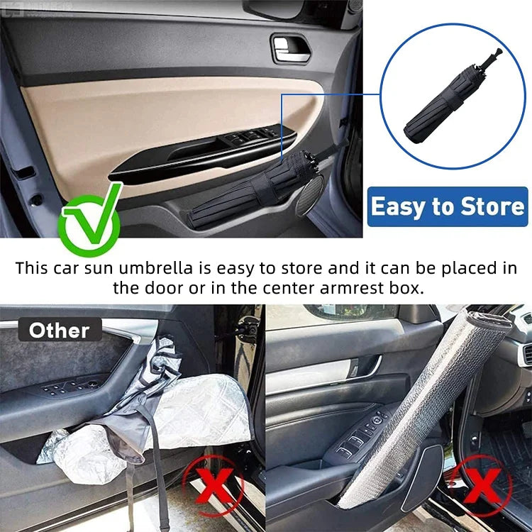 SunGuard 360 - Car Windshield Sun Shade Umbrella (foldable)