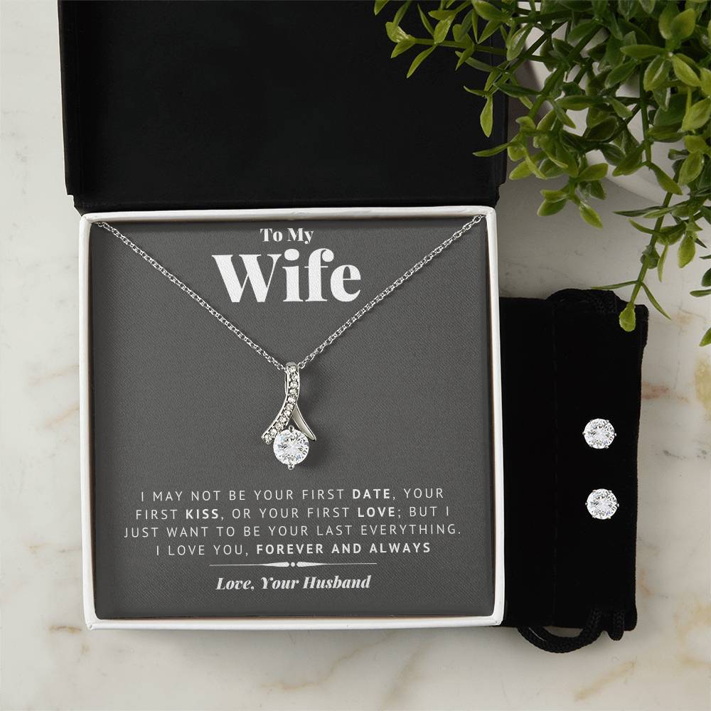 [ALMOST SOLD OUT] Wife - Last Everything - Alluring Necklace with CZ Earrings(FREE)