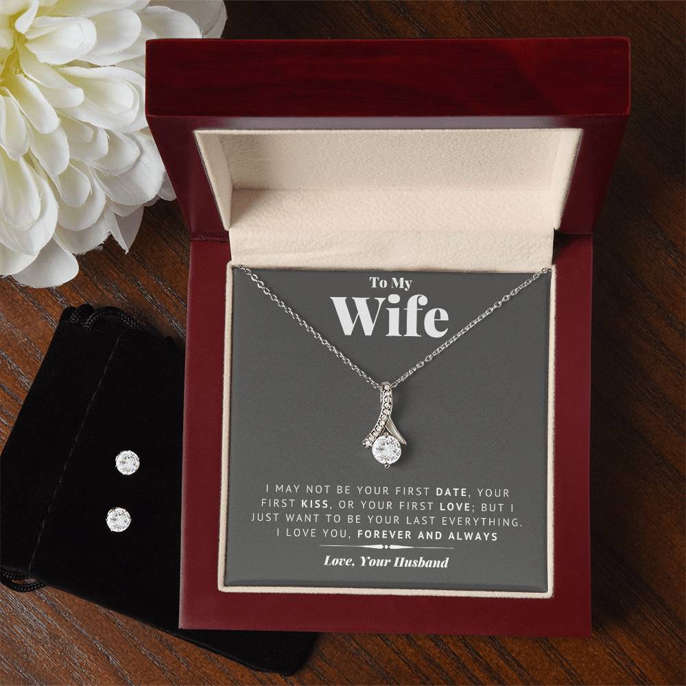 [ALMOST SOLD OUT] Wife - Last Everything - Alluring Necklace with CZ Earrings(FREE)